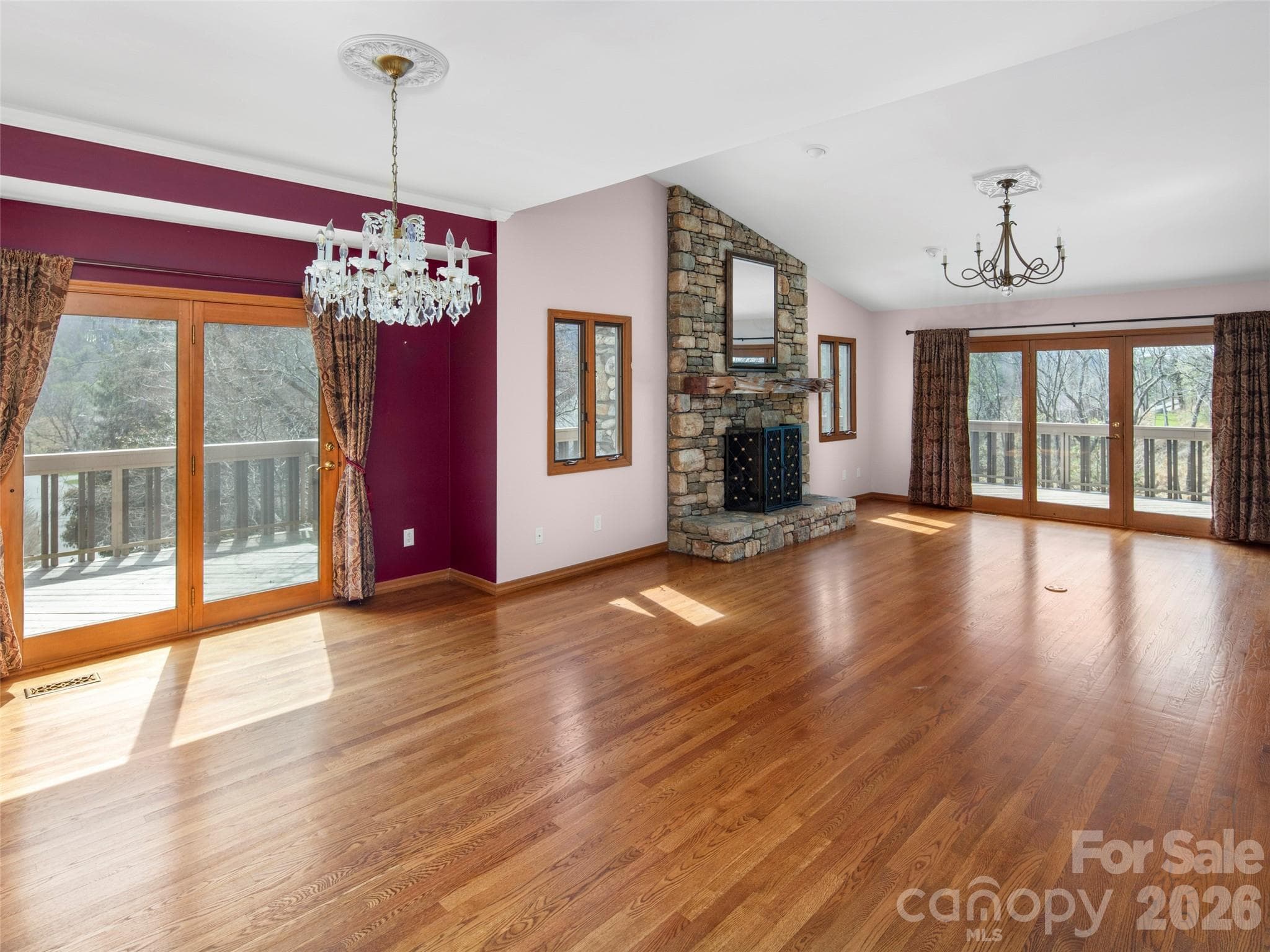 Open dining and living room - Asheville