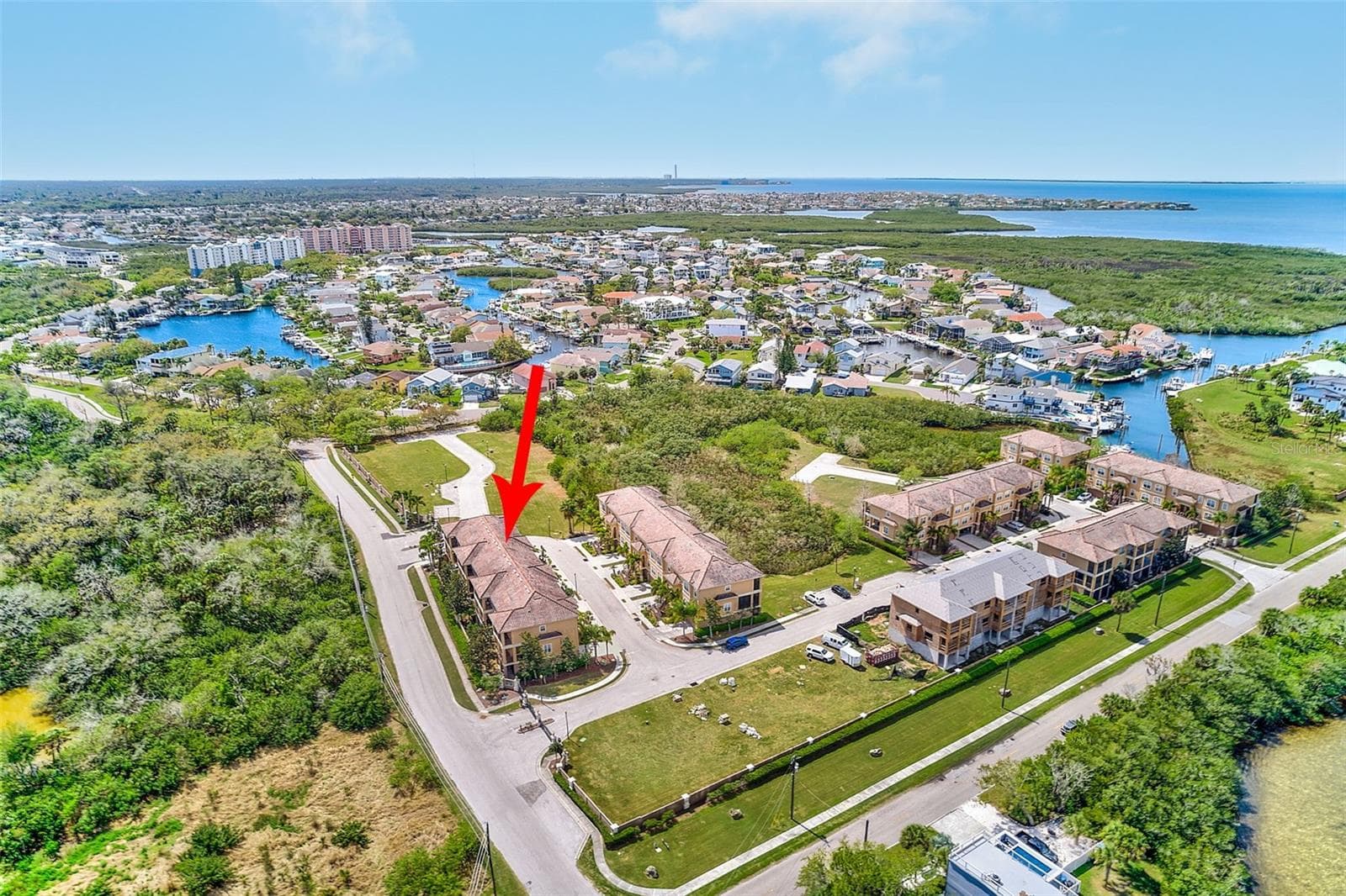 AERIAL BUILDING - 6518 SAND SHORE LN, NEW PORT RICHEY