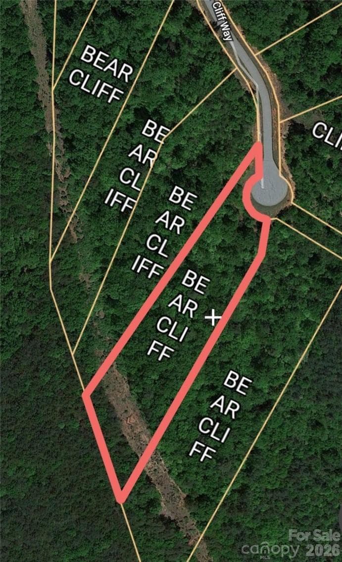 Aerial - Lot 59 Bear Cliff Way, Lake Lure