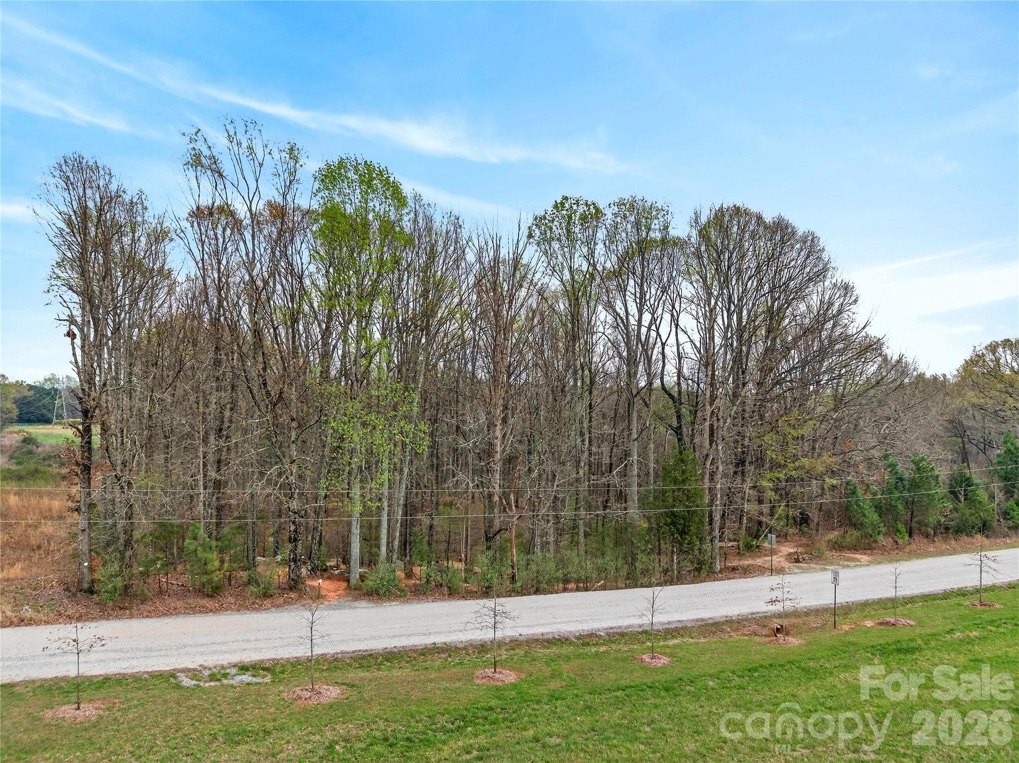 View of access along Fisher Road - Davidson