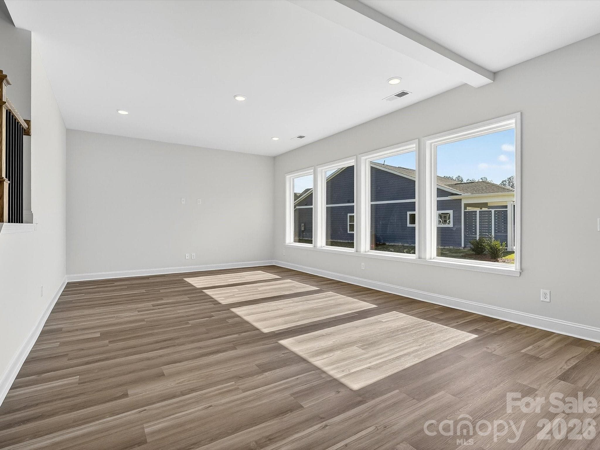 Gorgeous Picture Frame Windows in this Living Room - 356 Portree Street, Rock Hill