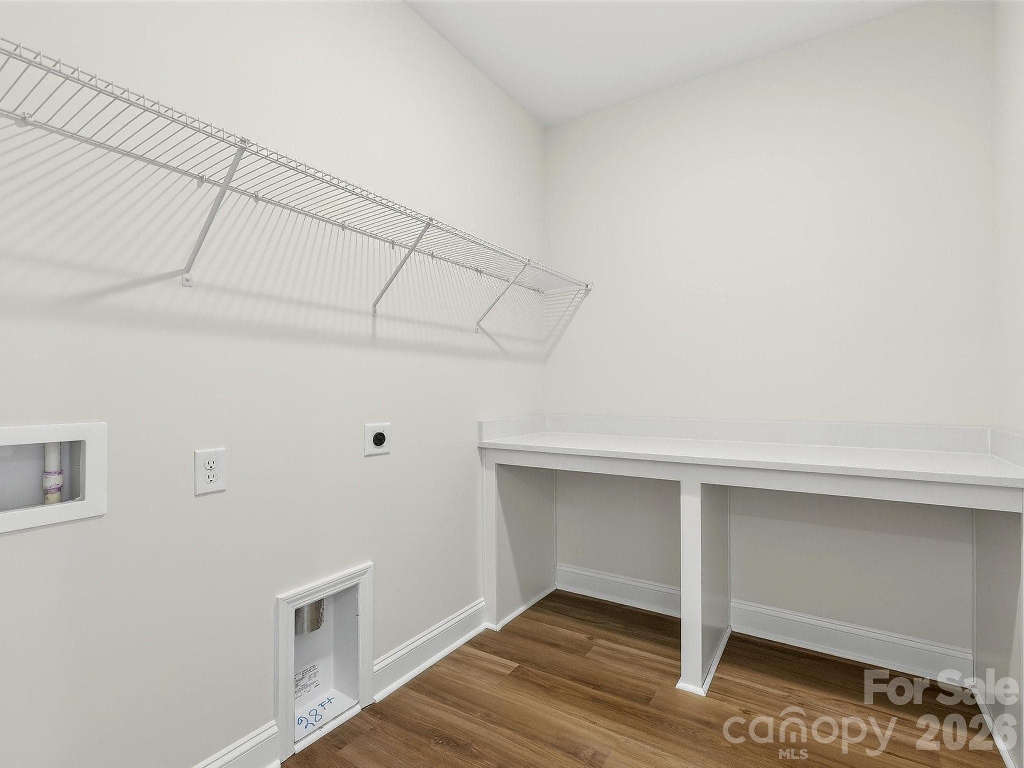 Second Floor Laundry Utility with Folding Table - 356 Portree Street, Rock Hill