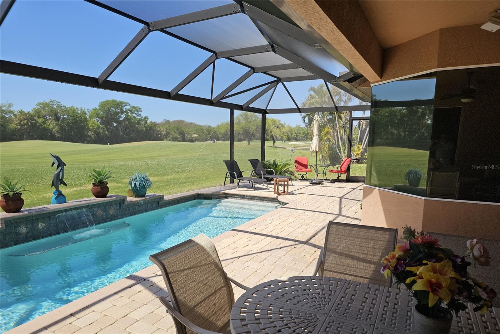 Your view as you awake from the master bedroom window - 566 PLANTERS MANOR WAY, BRADENTON