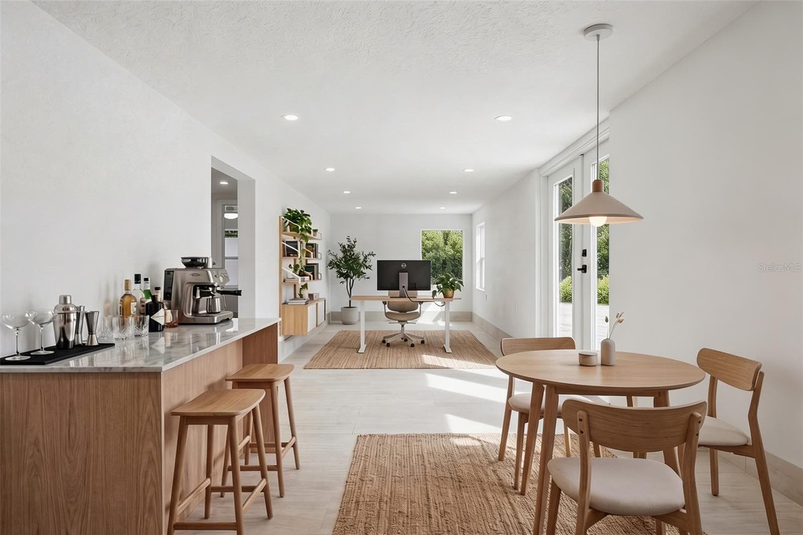 1st Floor - Poolside Staged As Single Family Living Space - 1109 CHARLES ST, CLEARWATER