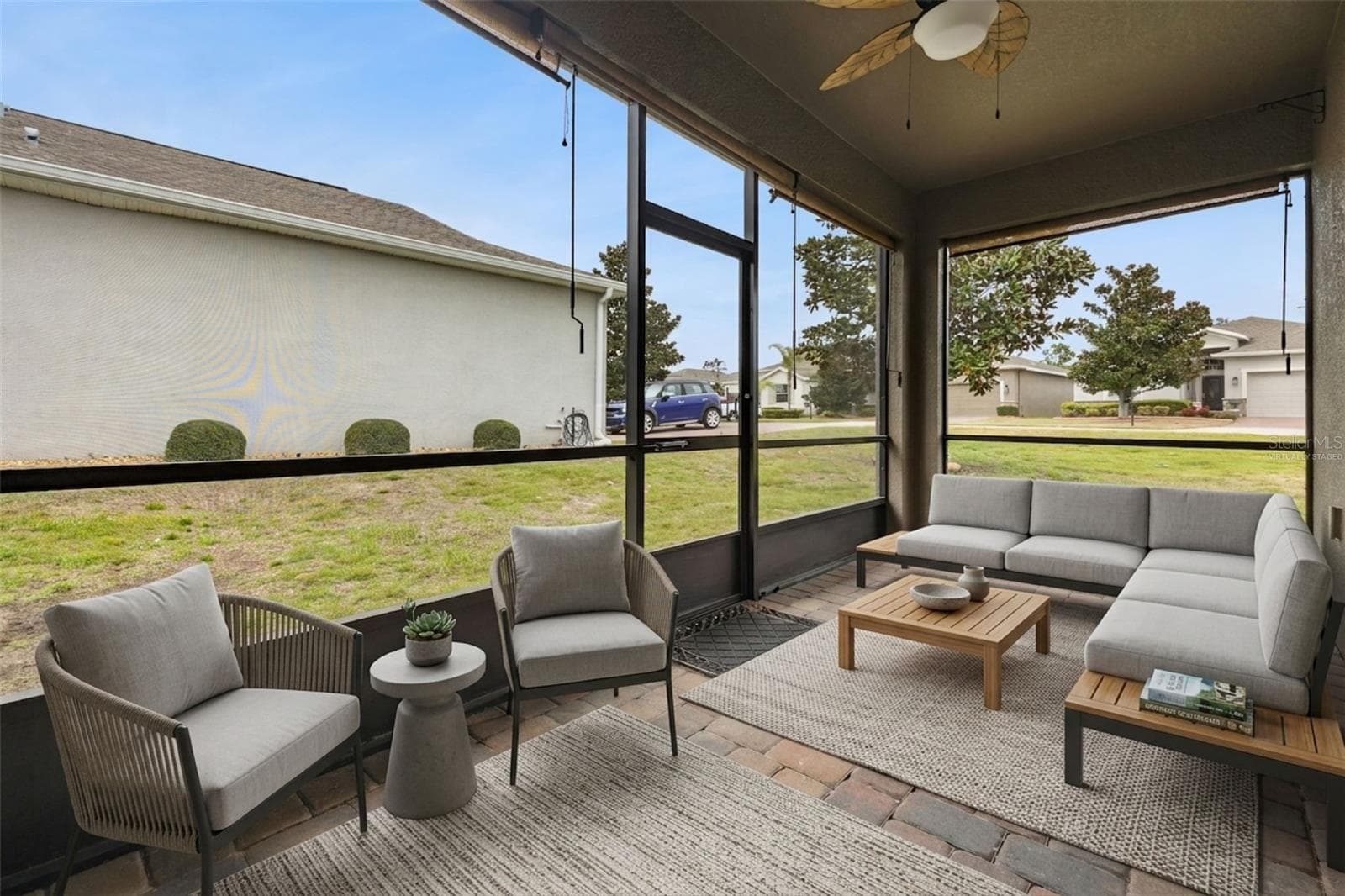 Virtually staged lanai - 3464 EMBERS LN, CLERMONT
