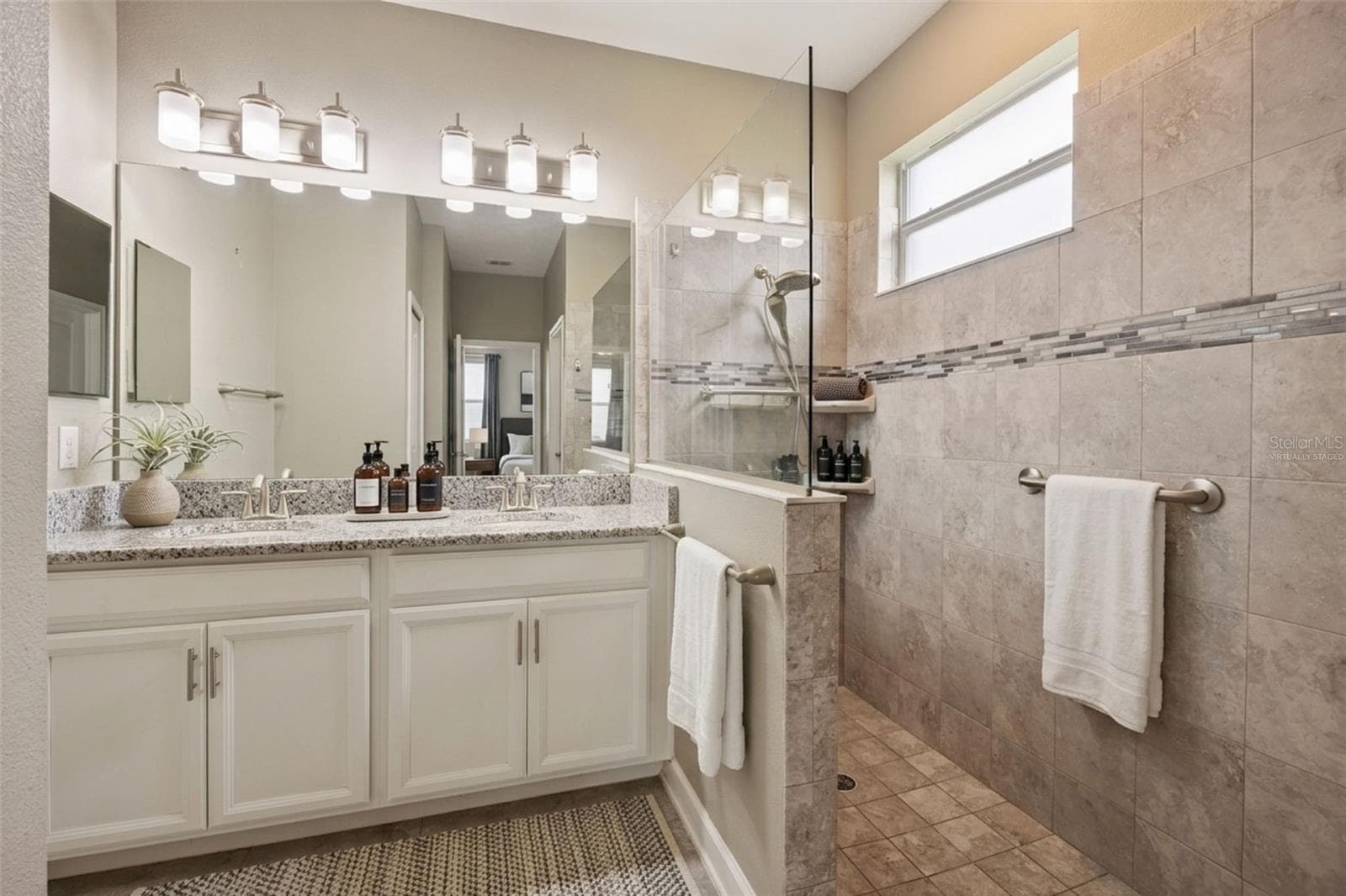 Virtually staged primary bathroom - 3464 EMBERS LN, CLERMONT