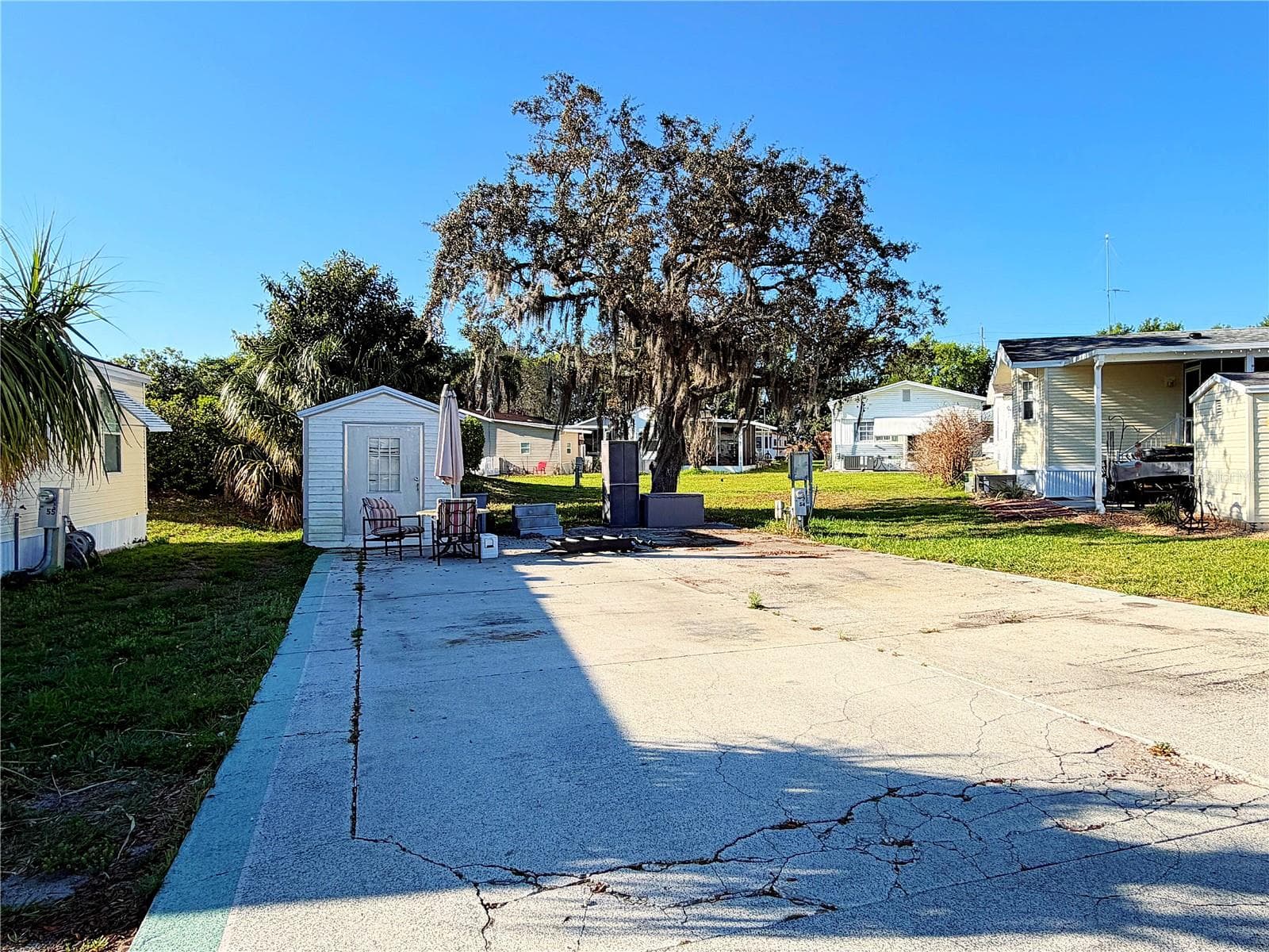 60x40 lot paved lot with storage shed - 7350 MIDWAY LN #54, LAKE WALES
