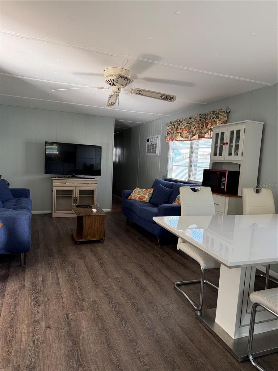 View from kitchen into living space - 7803 46TH AVE N #129, ST PETERSBURG