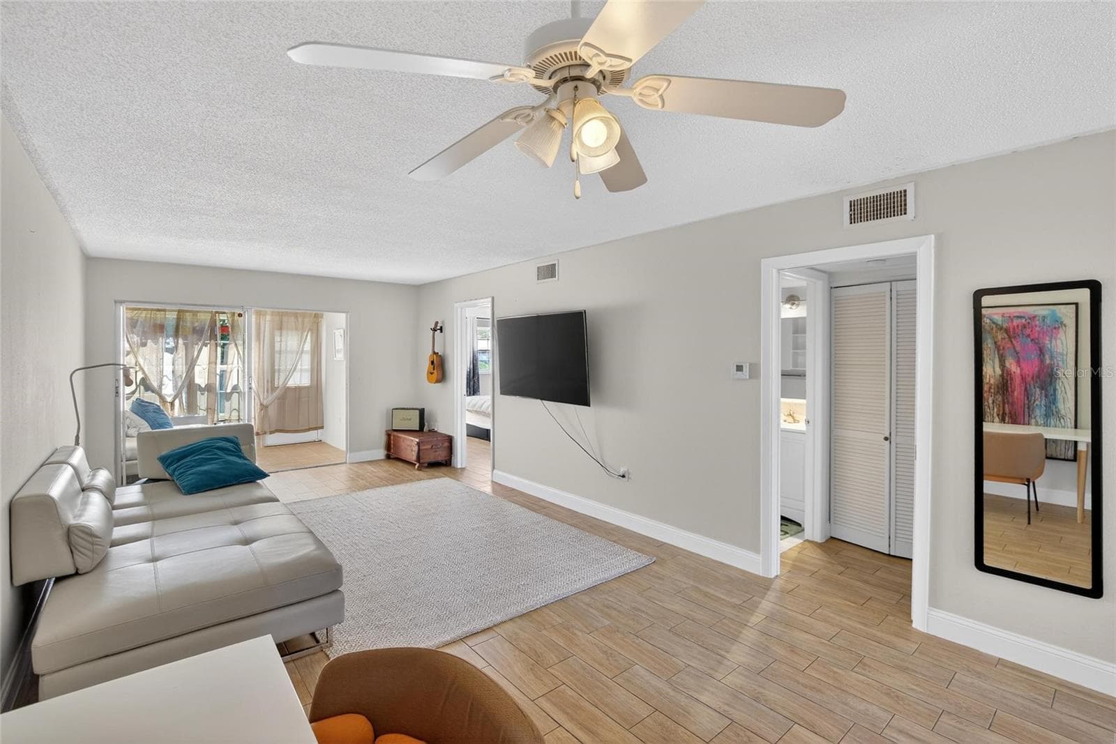 Living Room - 1303 S HERCULES AVE #2, CLEARWATER