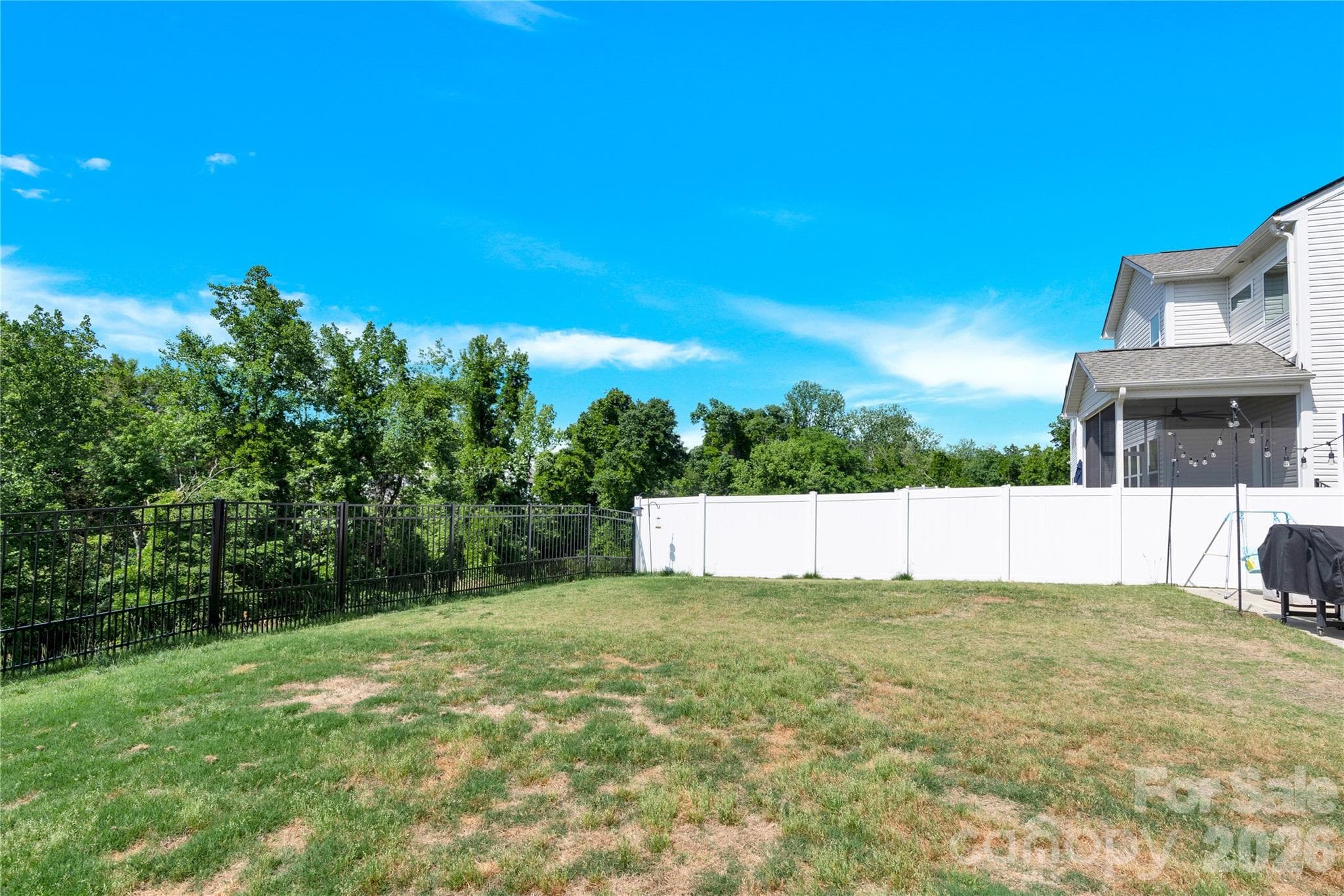 Back yard area - 3153 Pinehills Way, Mount Holly