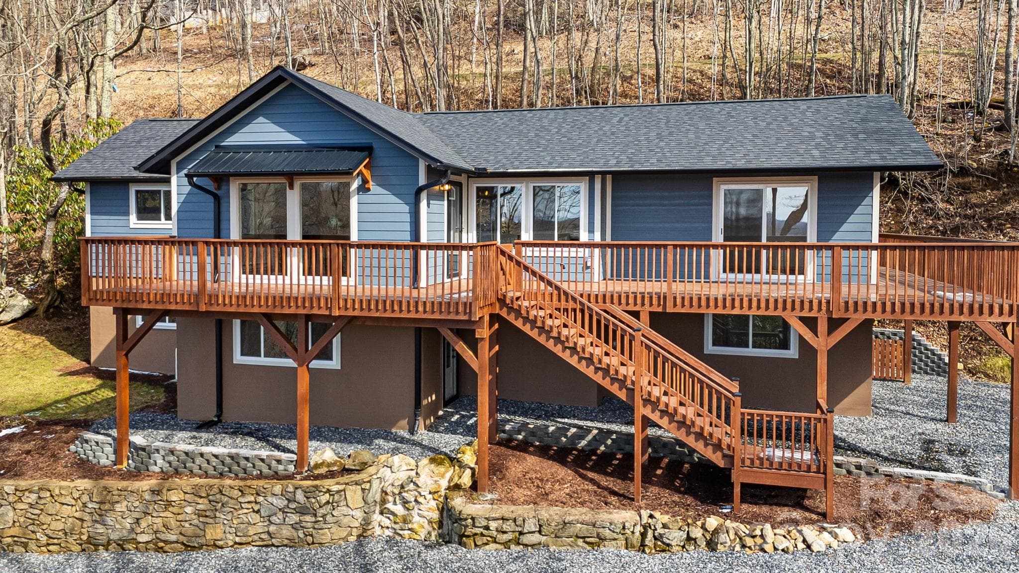 Beautiful Setting for This Mountain Home - Mars Hill