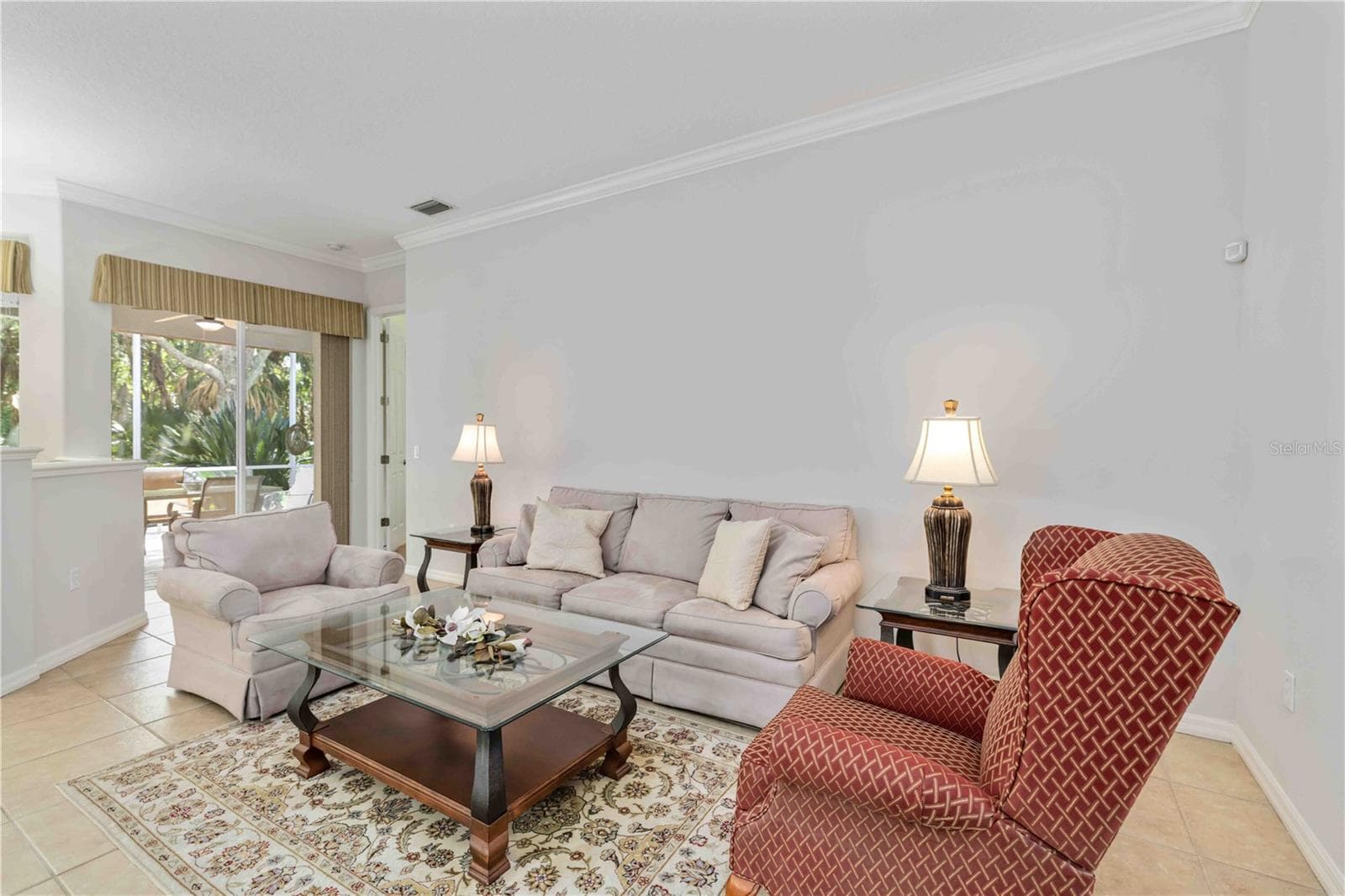 Formal living room which can be used as a dining room or music area - 8150 INDIGO RIDGE TER, UNIVERSITY PARK