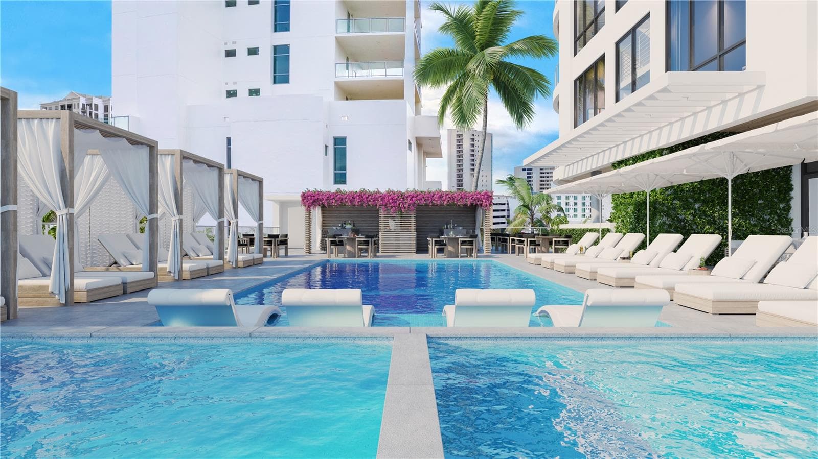 Hot & Cold Plunge with Resort Style Pool - 290 COCOANUT AVE #703, SARASOTA