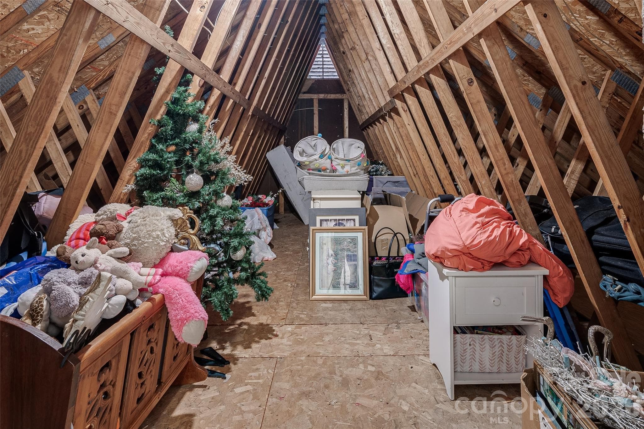 Storage Space or Potential Room Above Garage - 1015 Quail Circle, Salisbury