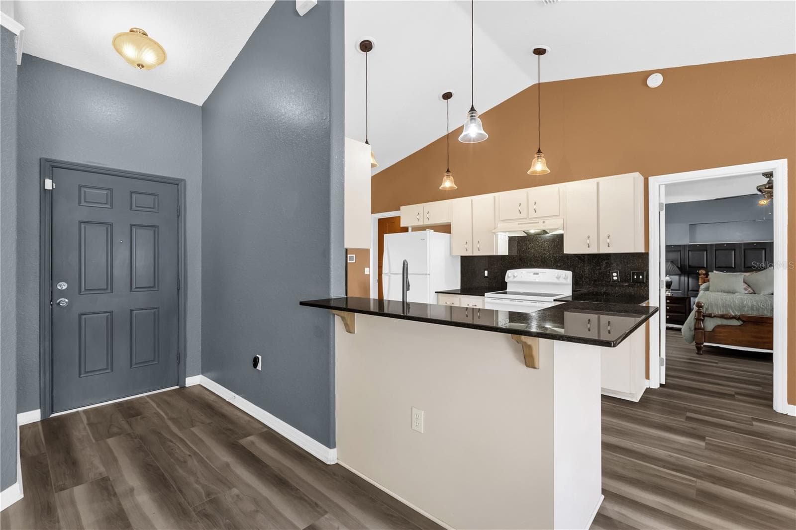 Kitchen view from Living room - 8506 SW 136TH LOOP, OCALA