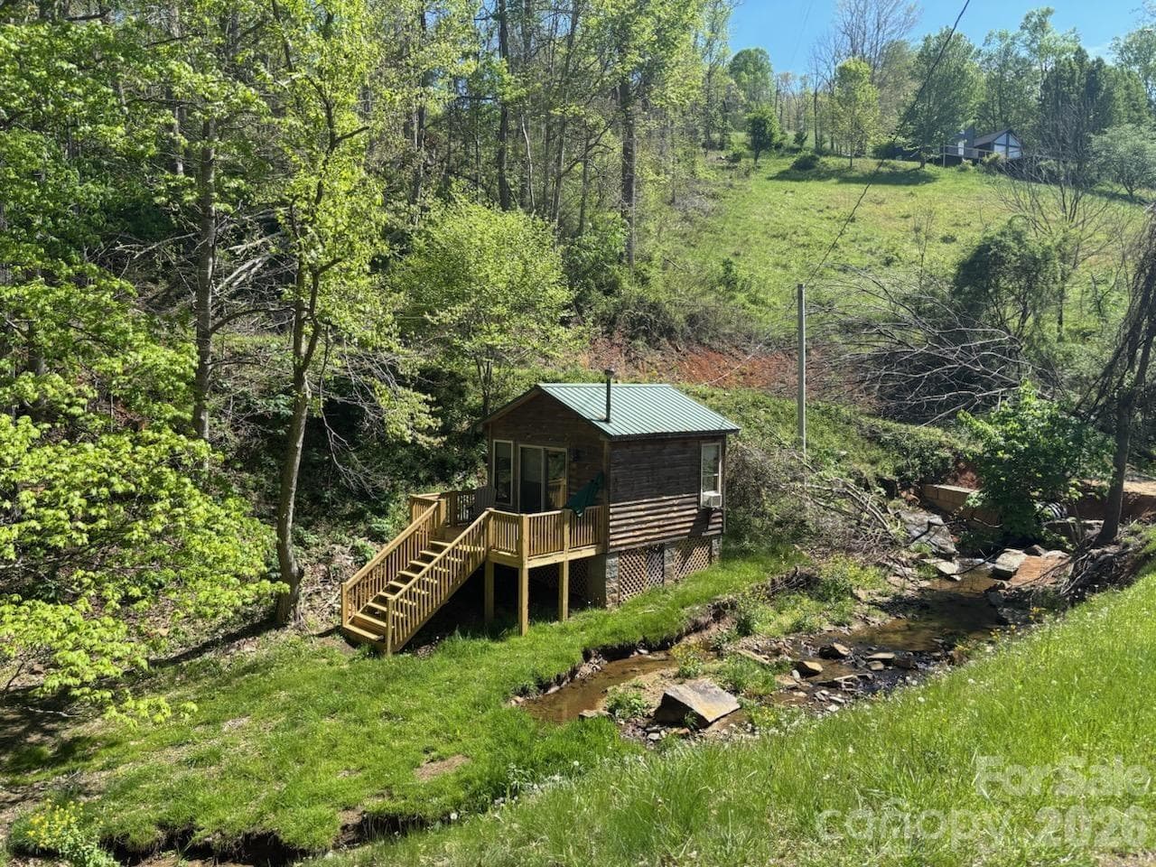 Cabin across the creek - 324 Marble Mine Road, Bakersville