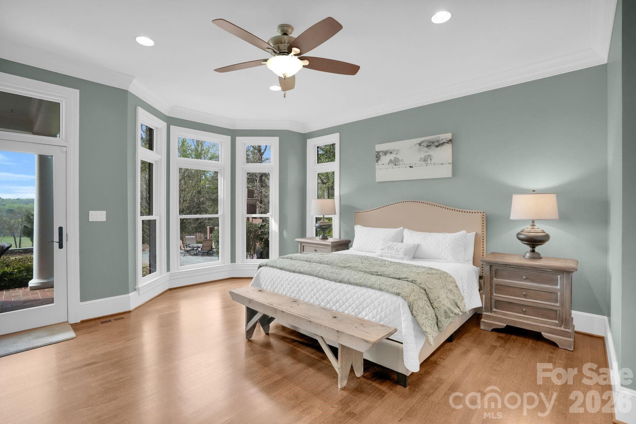 Primary Bedroom with a View - 312 Old Hickory Court, Fort Mill