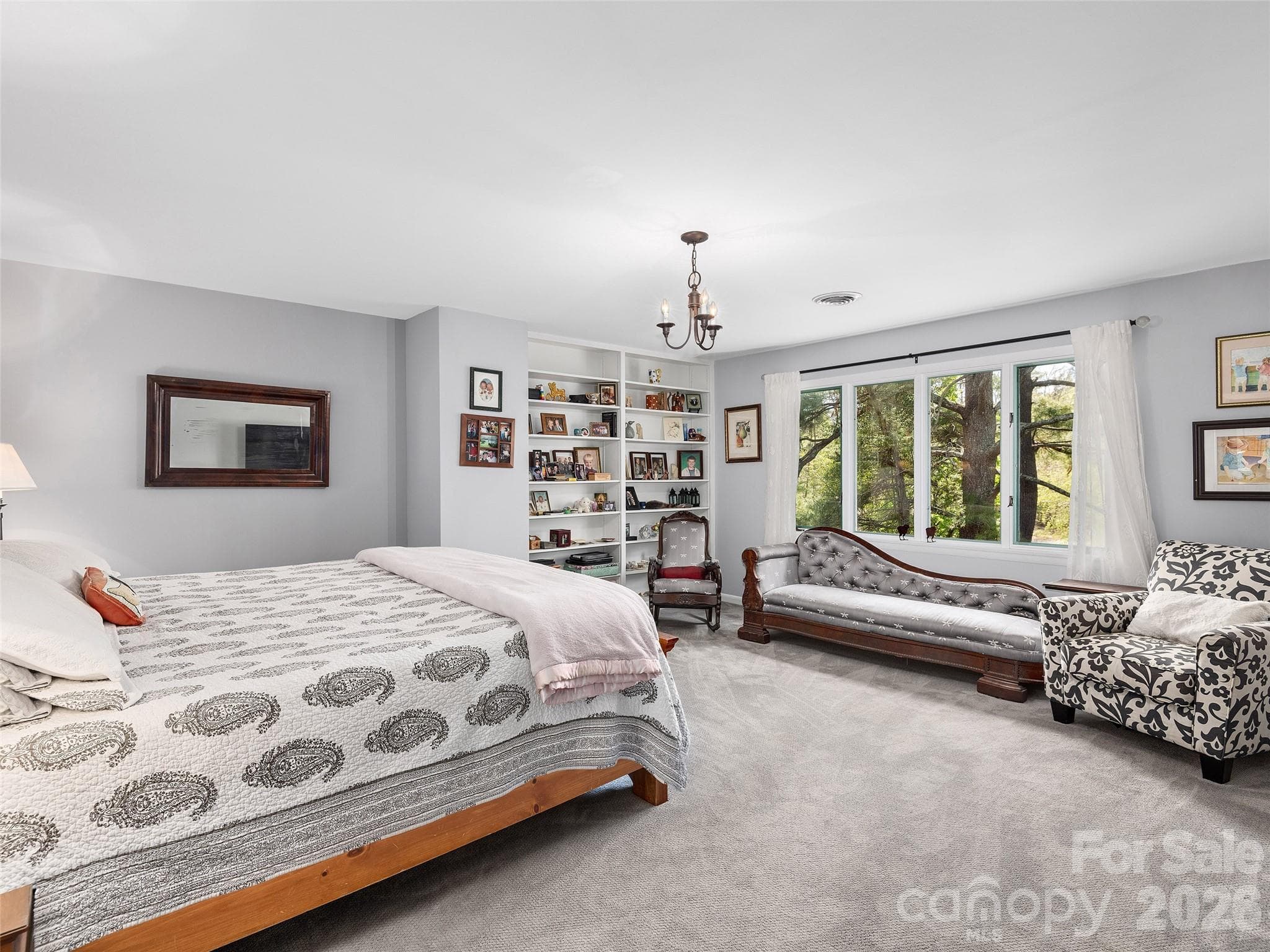 Primary Bedroom - 521 Crowfields Lane, Asheville