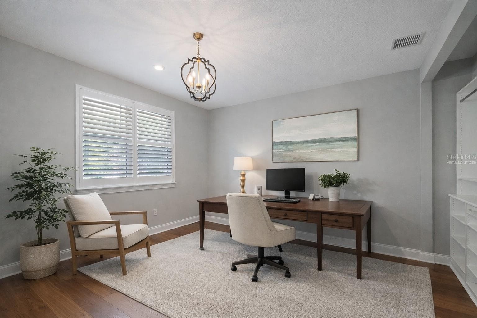 Virtually Staged Bedroom 3 - 2nd Floor - 2207 WISTERIA ST, SARASOTA