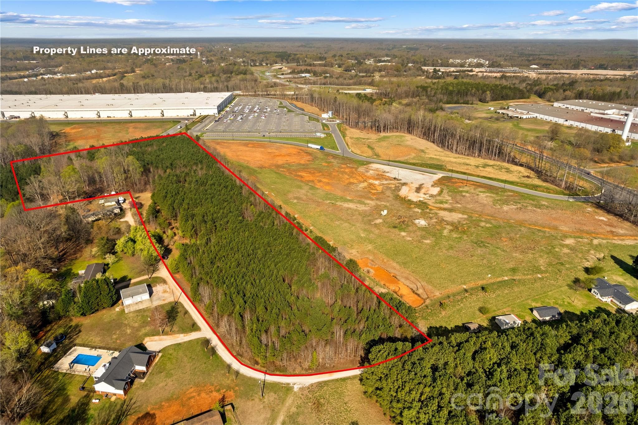 Acreage at 0 Bud Lane, China Grove, photo 4 of 12