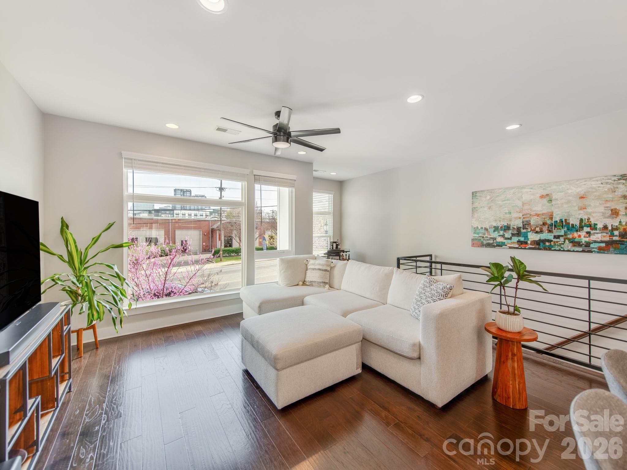 Light filled living room - 436 Southend Crossing Lane, Charlotte