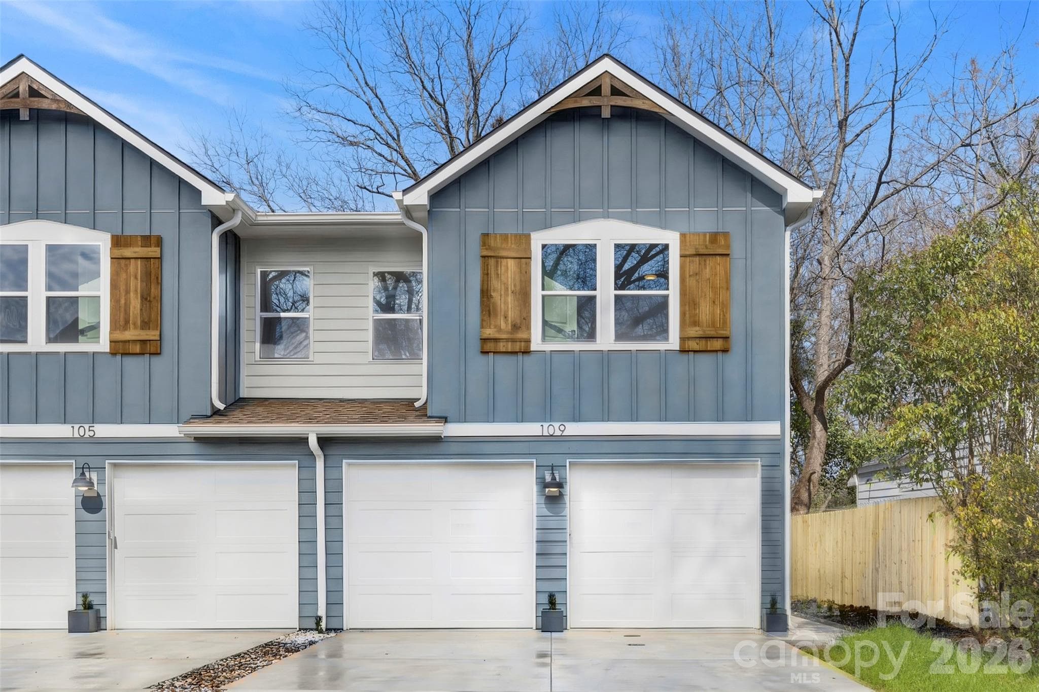 Updates made: New shutters, fence and landscaping - Charlotte