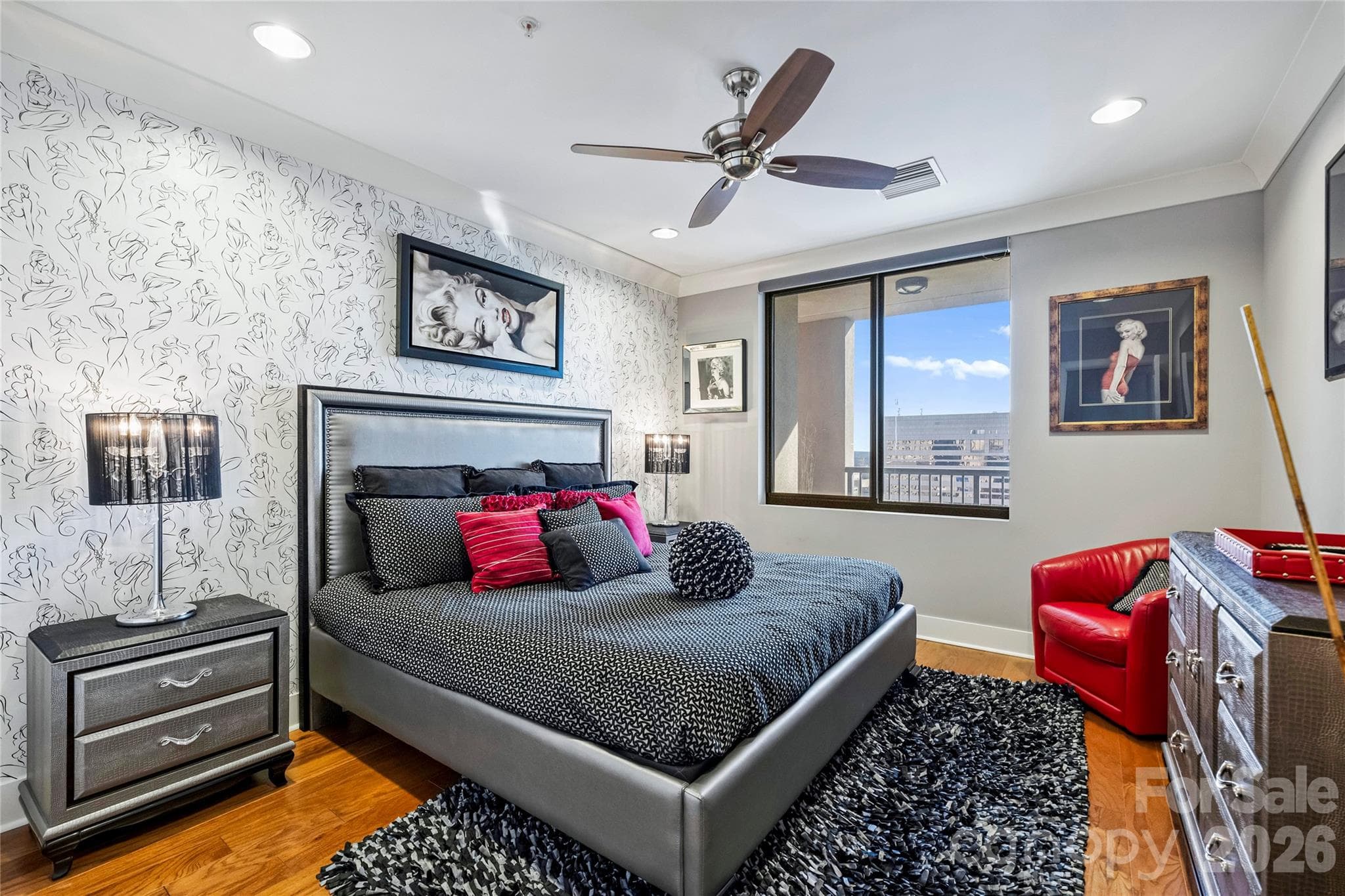 Second bedroom with functional layout and comfortable proportions - 222 S Caldwell Street, Charlotte