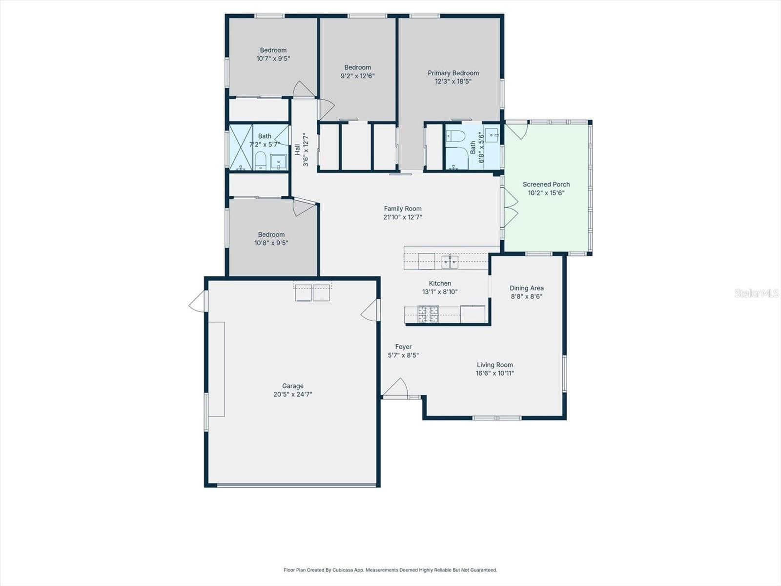 Floor Plan - 5619 DENVER ST NE, ST PETERSBURG
