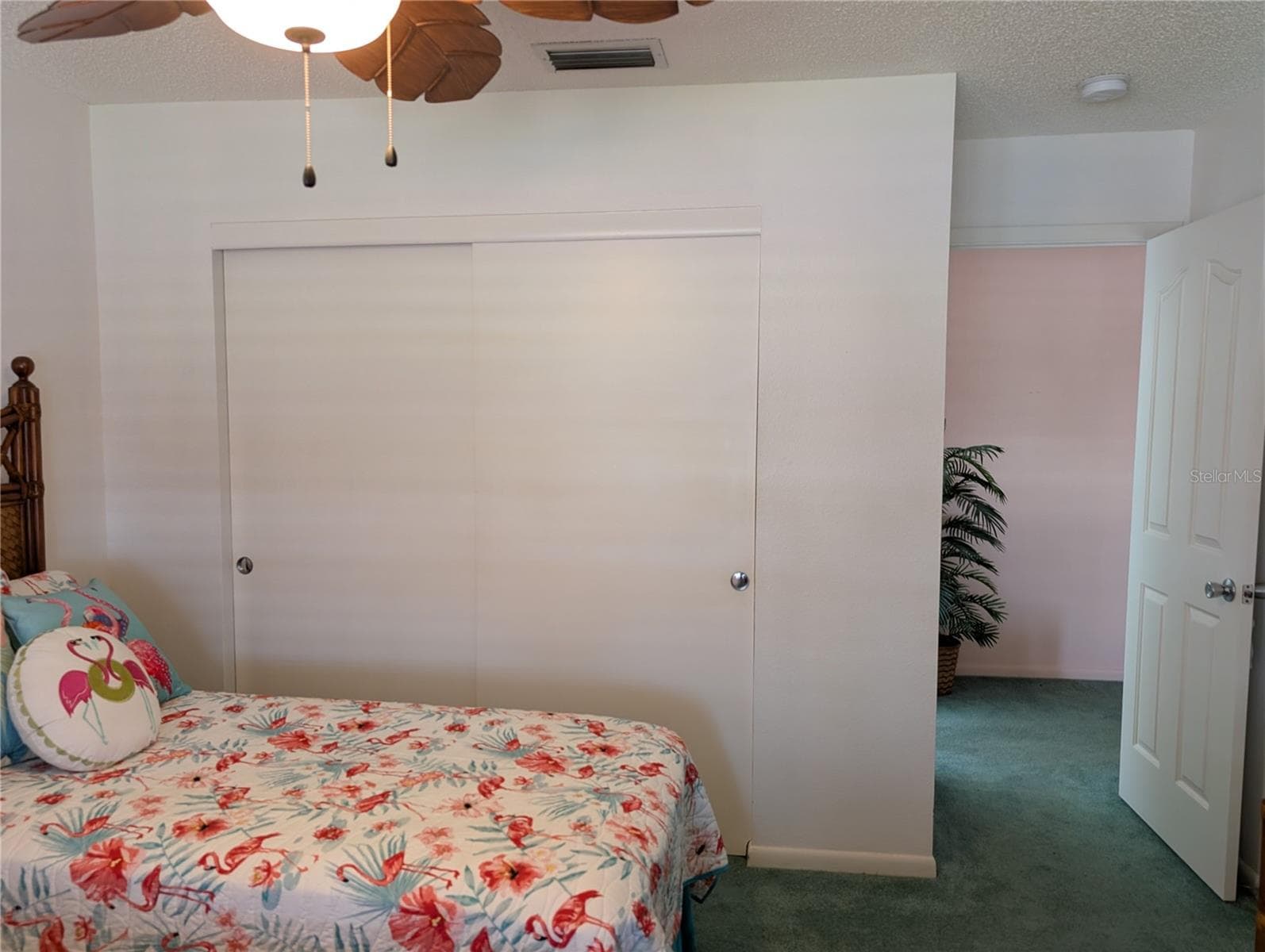 View of spacious wall closet and entry to living area. - 9204 36TH WAY N #6, PINELLAS PARK