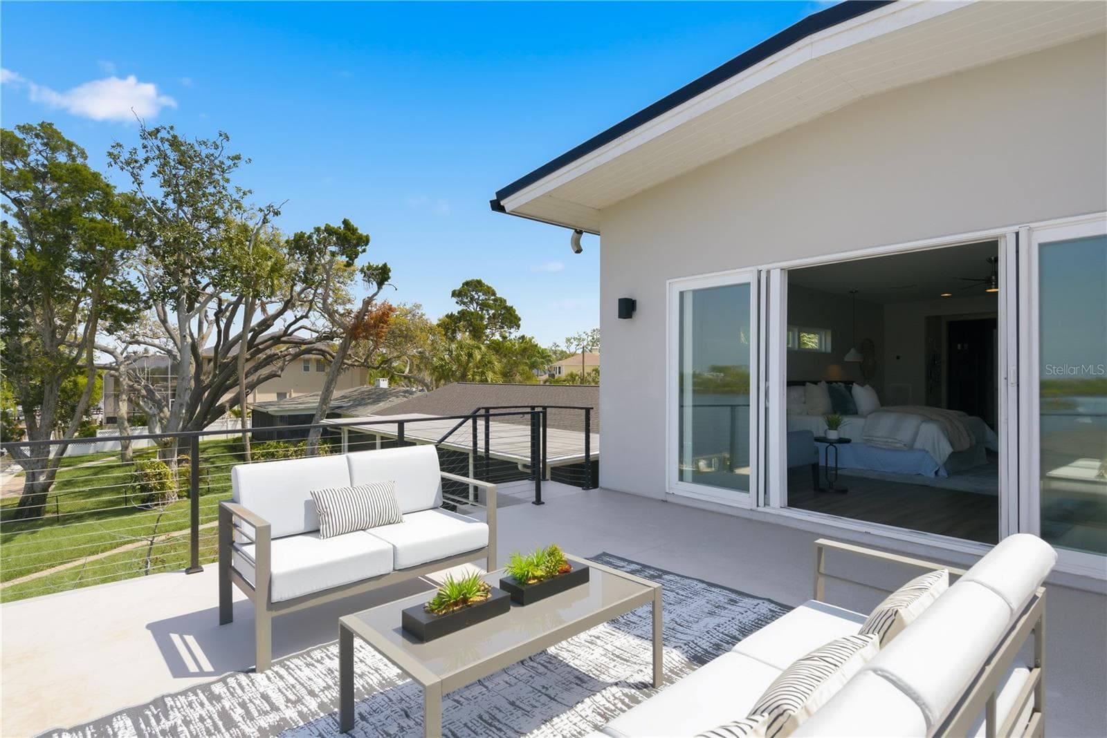 Deck off Primary Suite - 915 BAYSHORE DR, TARPON SPRINGS