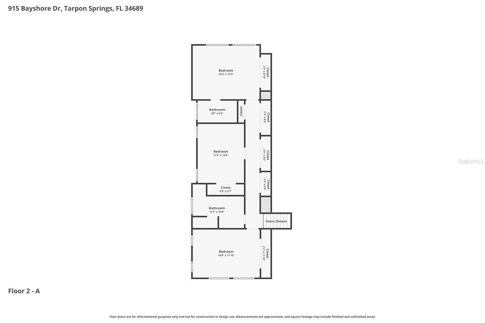 Floor 2 - 915 BAYSHORE DR, TARPON SPRINGS