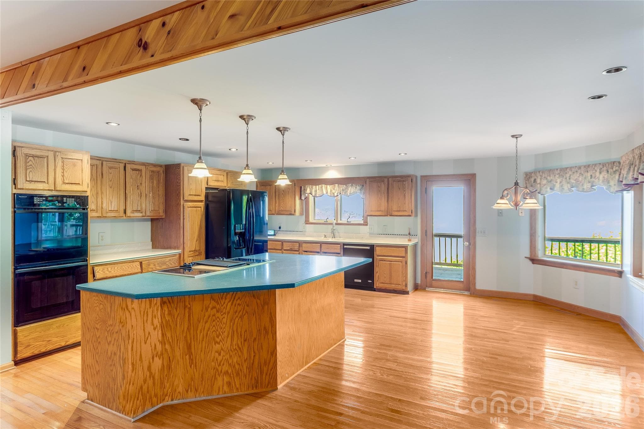 Open kitchen and den - Clyde