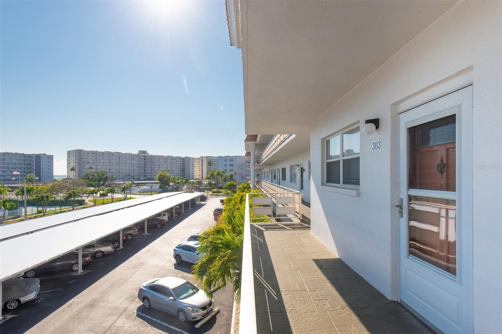 parking right in front of the building - 3128 59TH ST S #303, GULFPORT