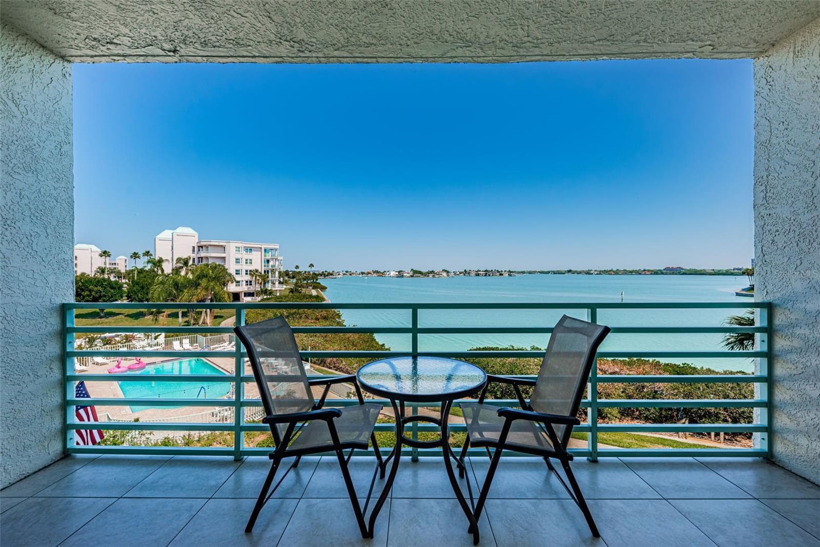 Stunning View from the Balcony - 7979 SAILBOAT KEY BLVD S #205, SOUTH PASADENA