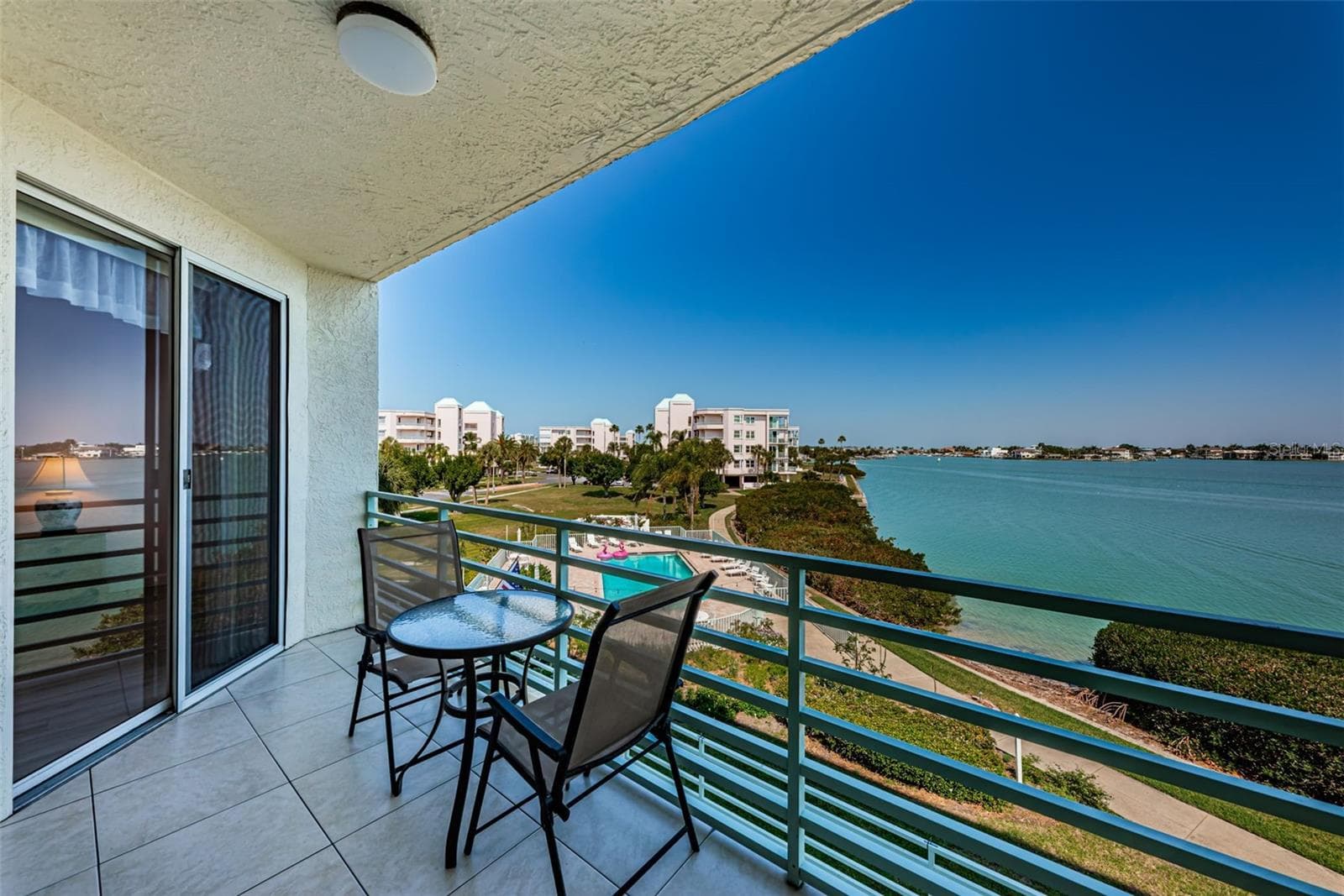 View to the Left from Balcony - 7979 SAILBOAT KEY BLVD S #205, SOUTH PASADENA