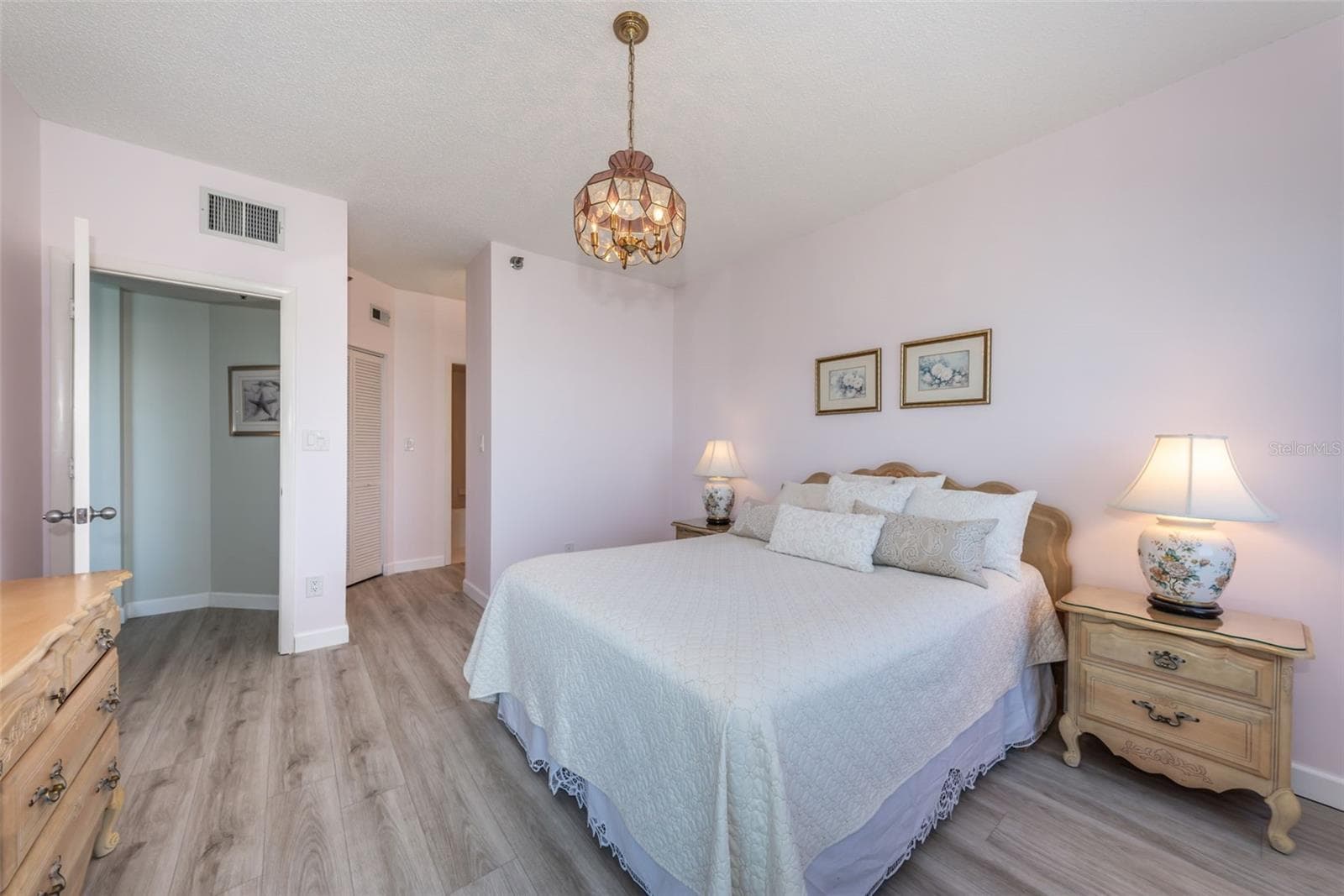 Master Bedroom with Ensuite Bath - 7979 SAILBOAT KEY BLVD S #205, SOUTH PASADENA
