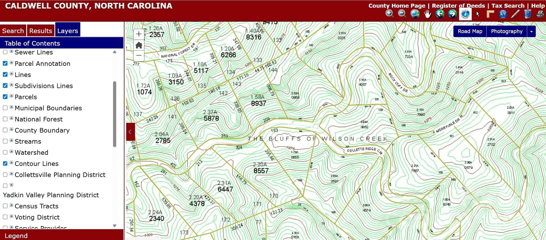 GIS Site - Lenoir