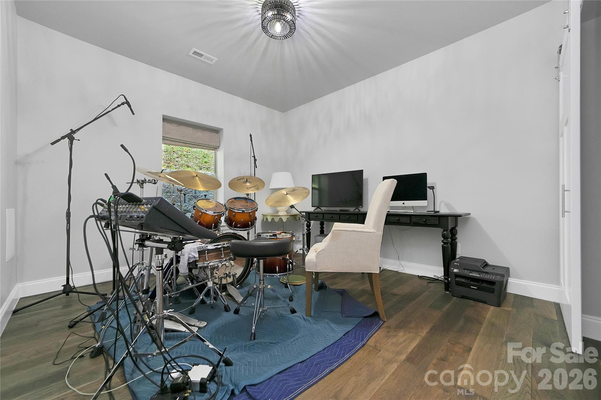 3rd bedroom. Shown as music room - 151 Unoga Court, Brevard