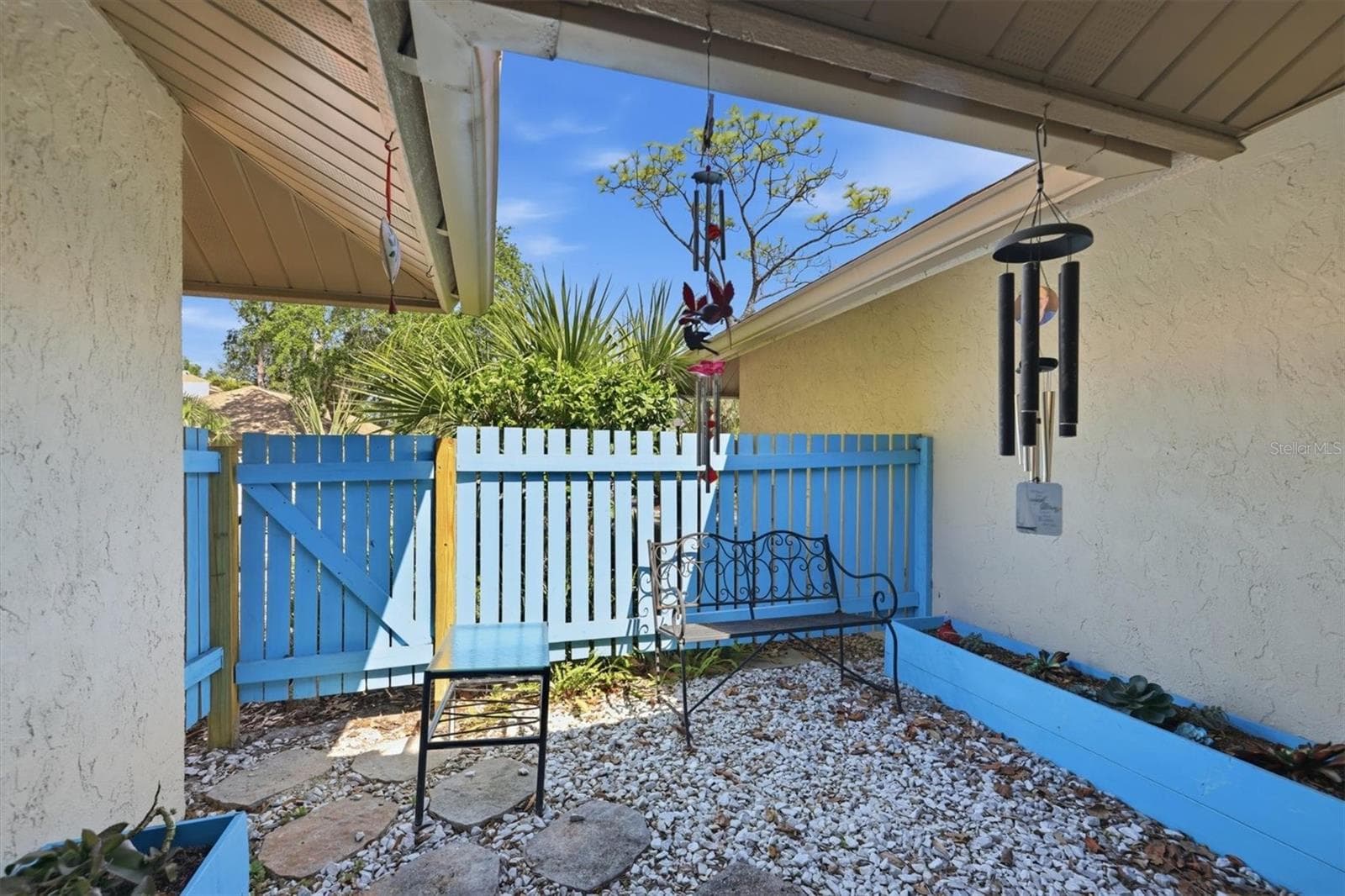outdoor patio outside of guest bedroom - 3351 THORNWOOD RD #3351, SARASOTA