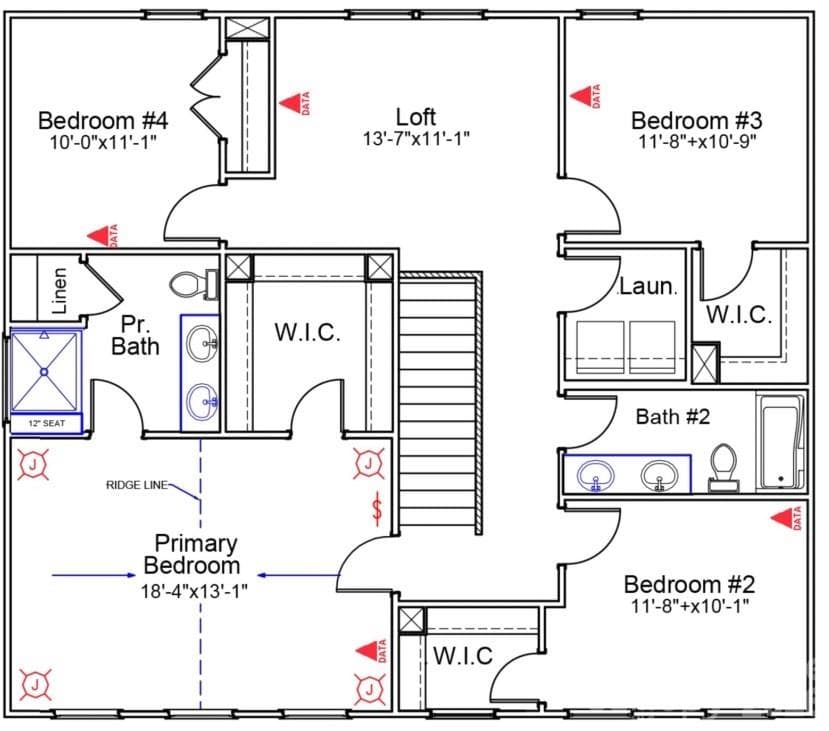 Floorplan - 2nd Floor - 1231 Bansal Drive, Charlotte