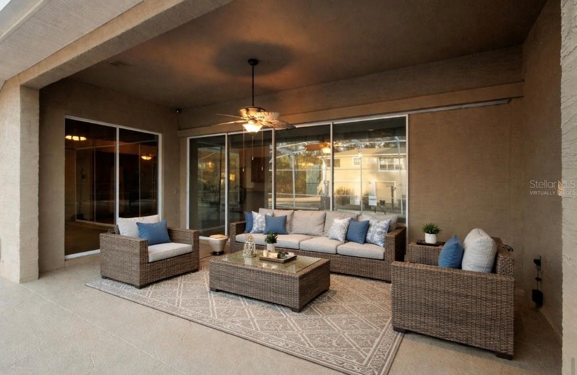 *VIRTUALLY STAGED BACK PATIO - 73 SANCTUARY AVE, DEBARY