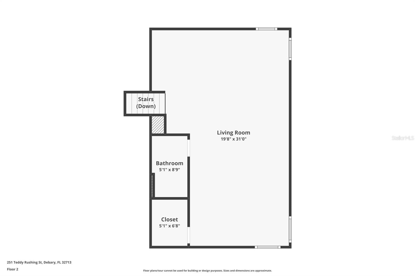 Single Family Residence at 251 TEDDY RUSHING ST, DEBARY, photo 49 of 51