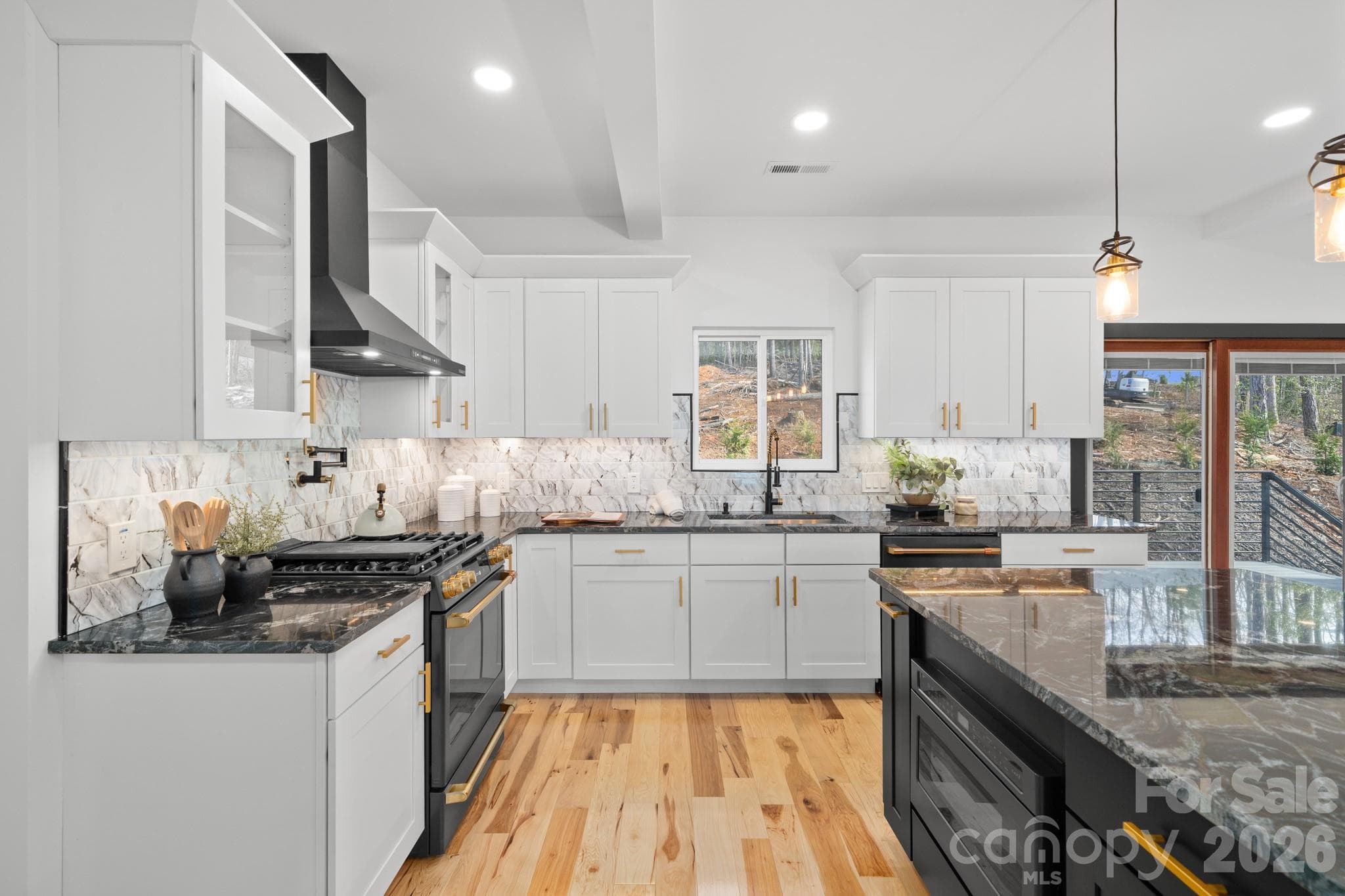Hands free range hood and kitchen faucet - 74 Jeranna Road, Mills River