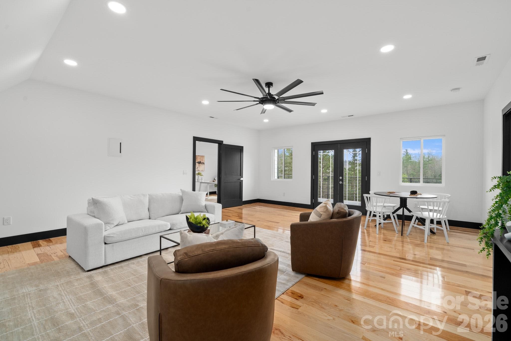 Third level living room, rec room, game room - 74 Jeranna Road, Mills River