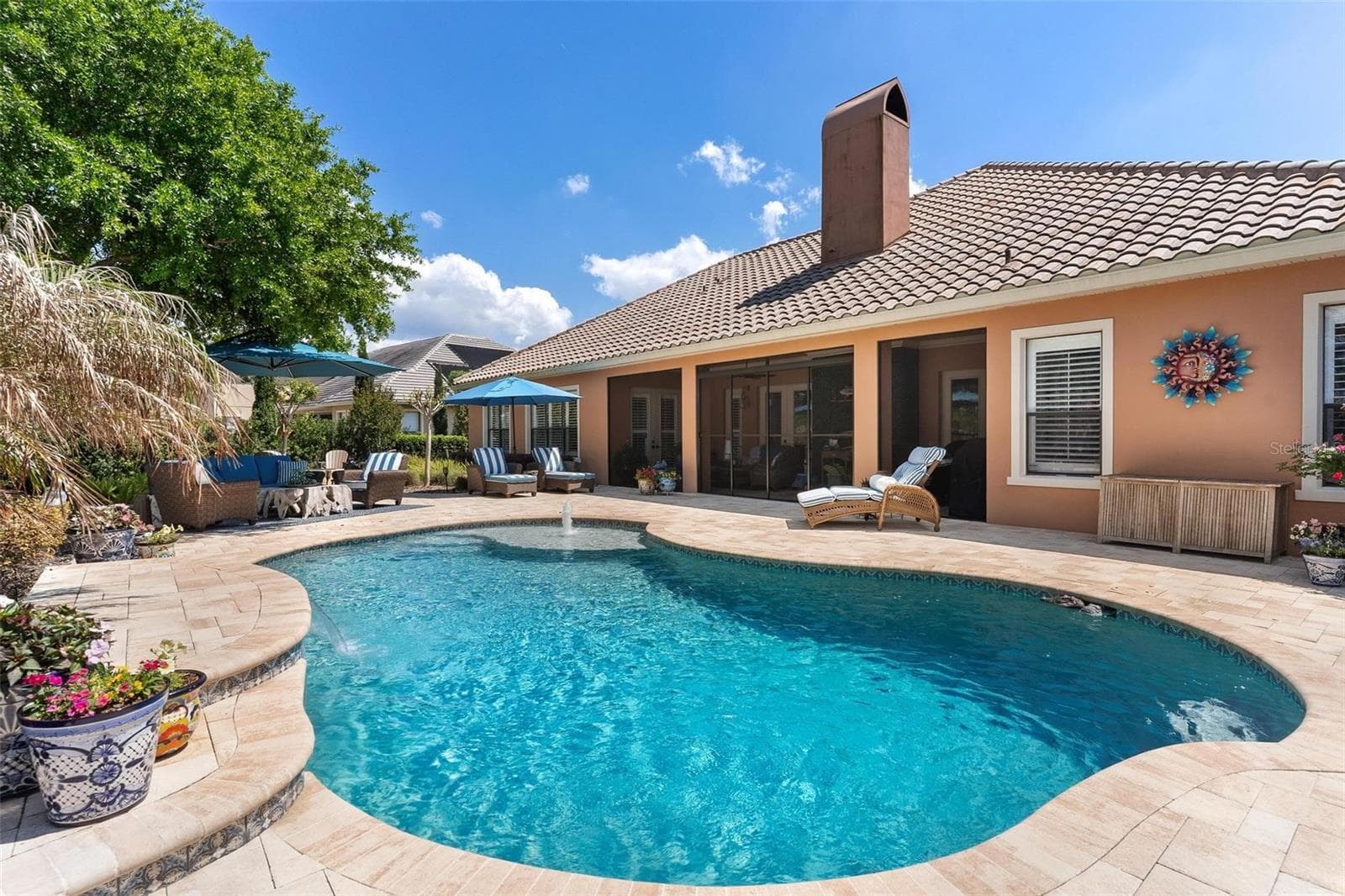 STUNNING POOL - 3001 ISOLA BELLA BLVD, MOUNT DORA