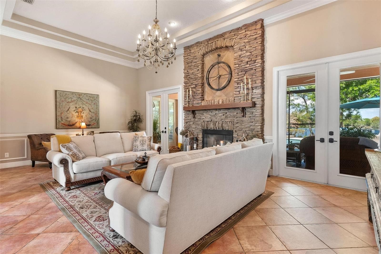 LIVING ROOM - 3001 ISOLA BELLA BLVD, MOUNT DORA