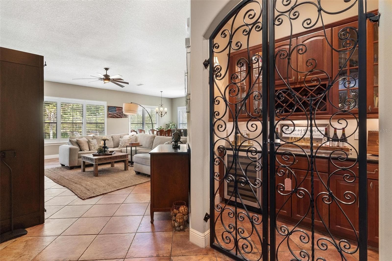 IRON DOORS TO WINE CELLAR - 3001 ISOLA BELLA BLVD, MOUNT DORA