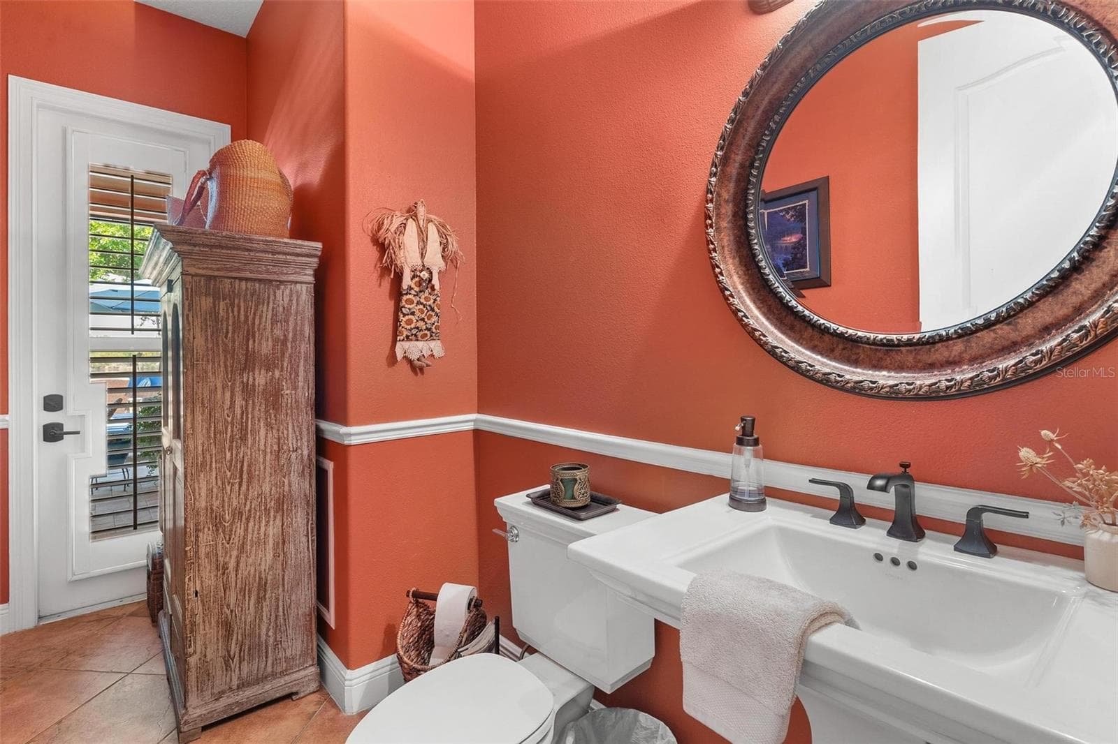 HALF BATH LEADING TO POOL - 3001 ISOLA BELLA BLVD, MOUNT DORA