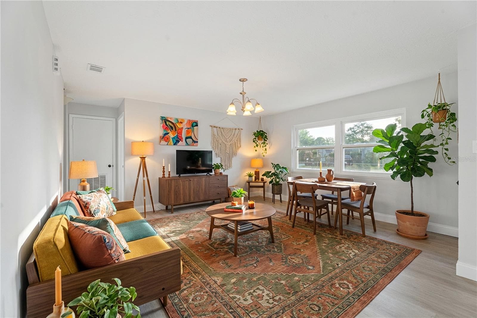 Living Room Staging - 2105 9TH ST NE, WINTER HAVEN