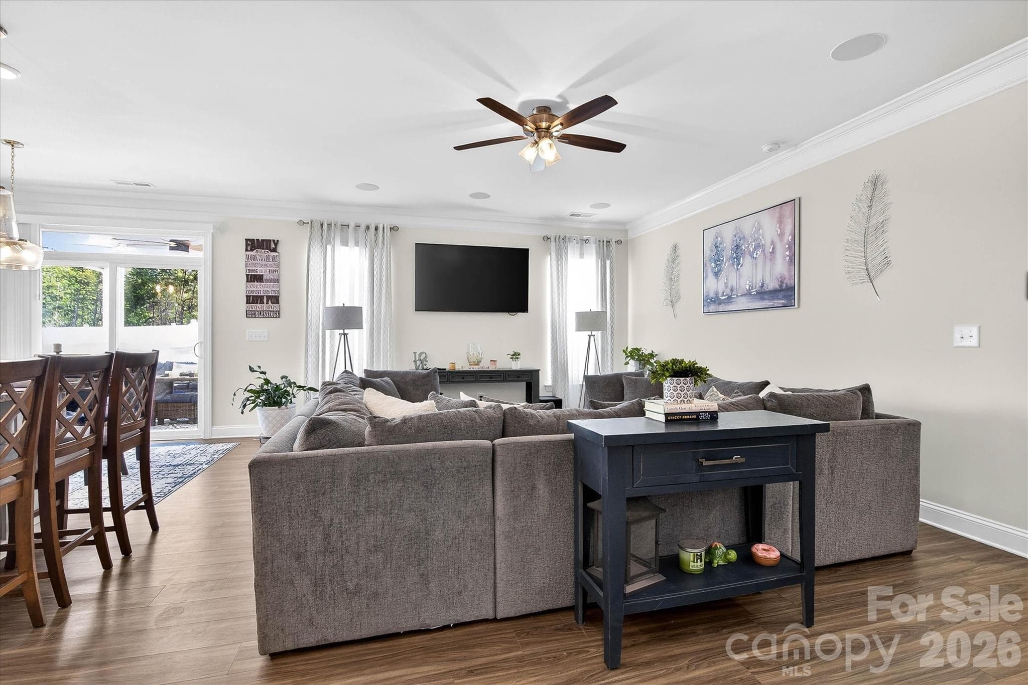 Step Into the Open Floorplan that blends perfectly into the Family, Dining and Kitchen Area! - 5516 Verona Road, Charlotte